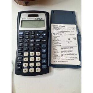 Texas Instruments TI 30X IIS Scientific Calculator With Cover Tested Working